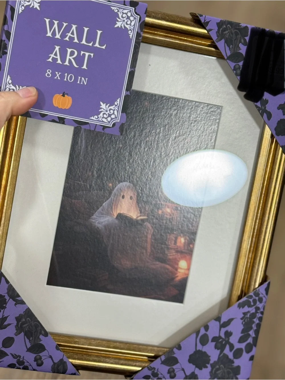 Gold Wall Art Frame with White Mat - Home Accents